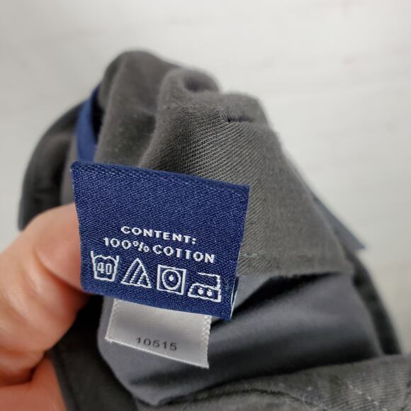 Bonobos Friday Pants Mens 36x32 Gray Cotton Straight Fit Leg Business Casual - Picture 9 of 11